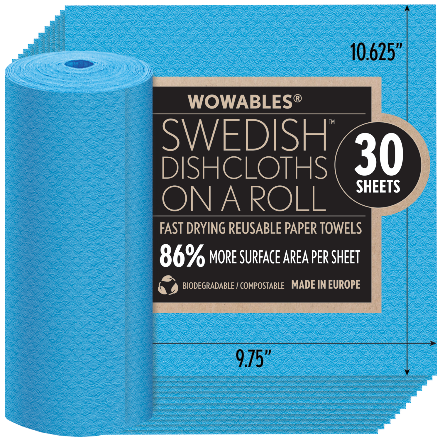 Blu Cloths Reusable Paper Towel Alternative — Write Impressions